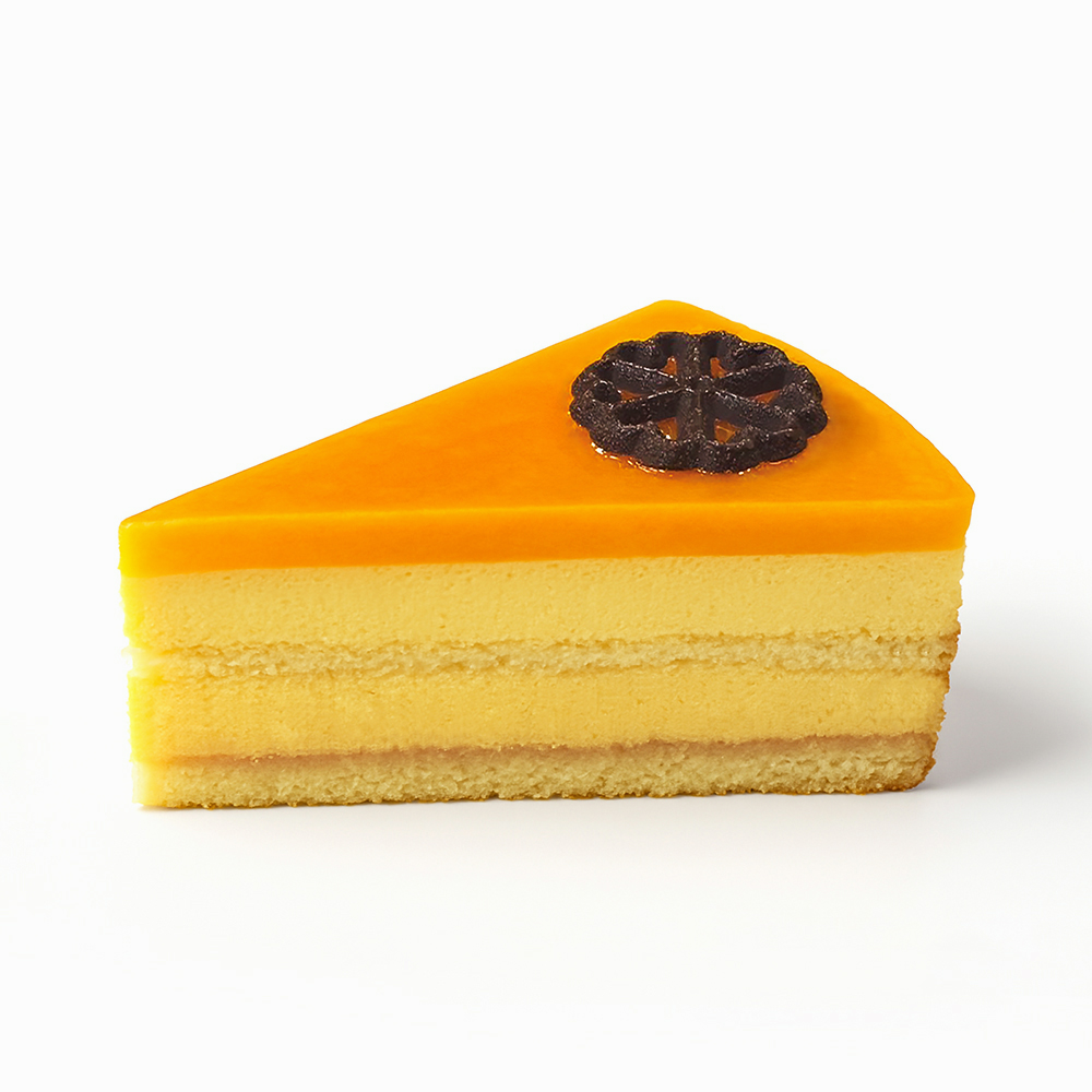 芒果百香慕斯蛋糕