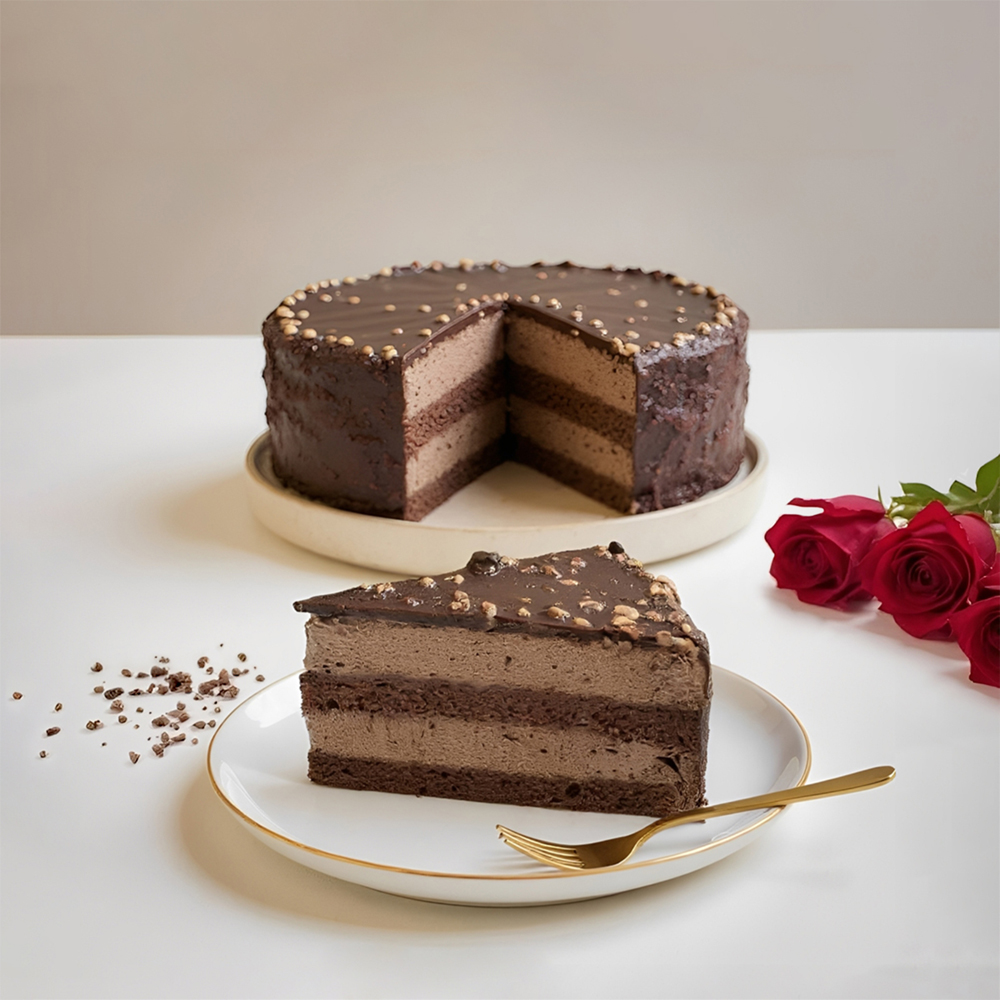 金莎巧可慕斯蛋糕